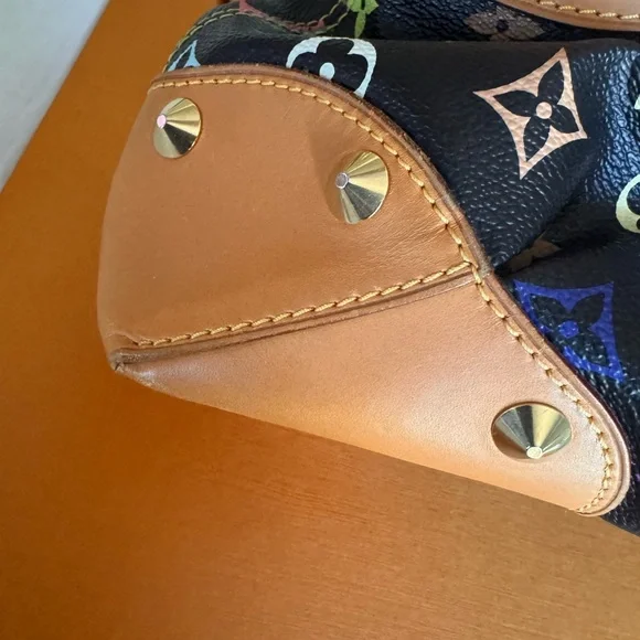 Louis Vuitton Multicolor Monogram Bag Judy Vintage Authentic - Picture 5 of 13